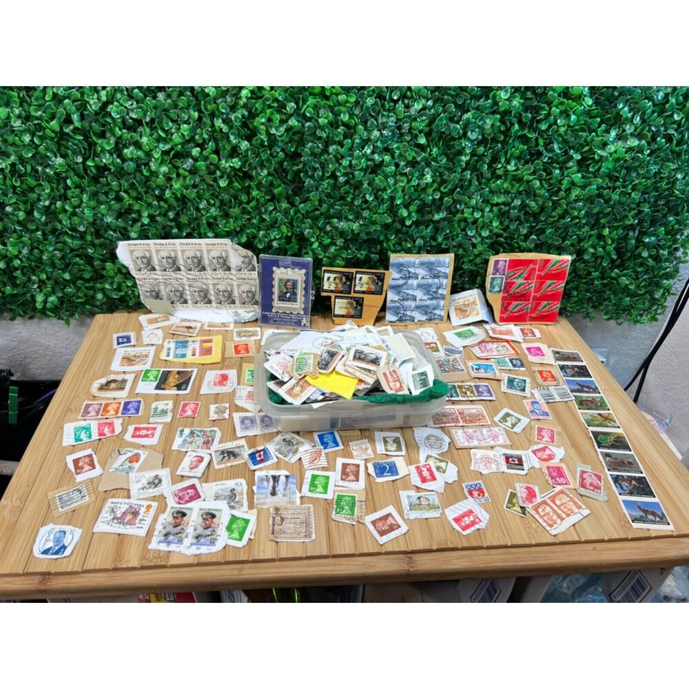 Huge Lot Of Stamps From All Over The World. Too Many To Count Them All